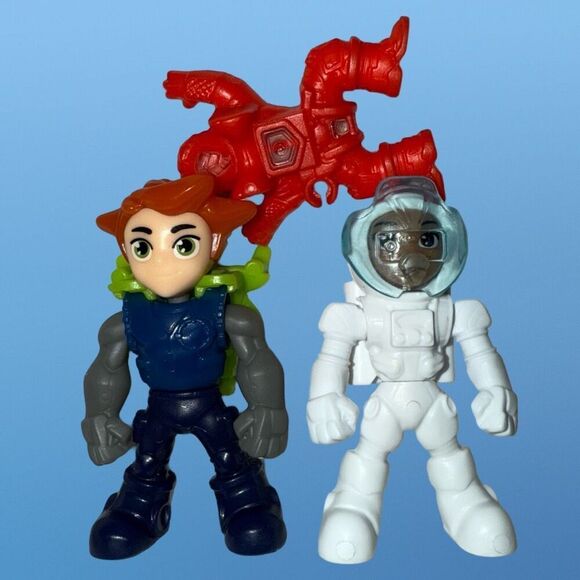 Lot of Kinder Suprise Toys Astronaut Sheep Monkey Ladybug Mini Figures B23 - Picture 2 of 11